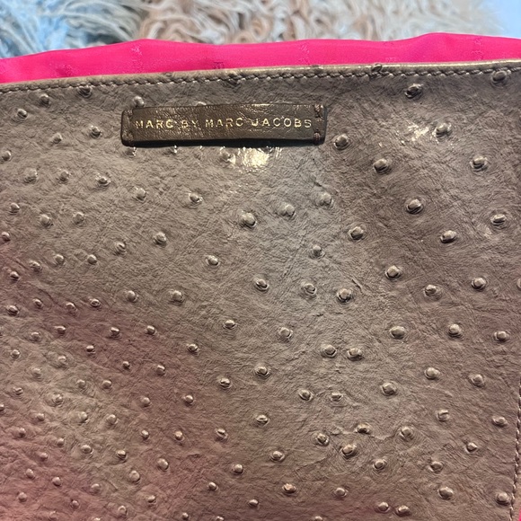 Marc by Marc Jacobs Take Me Ozzie Ostrich Stamped Leather tote - Picture 4 of 4